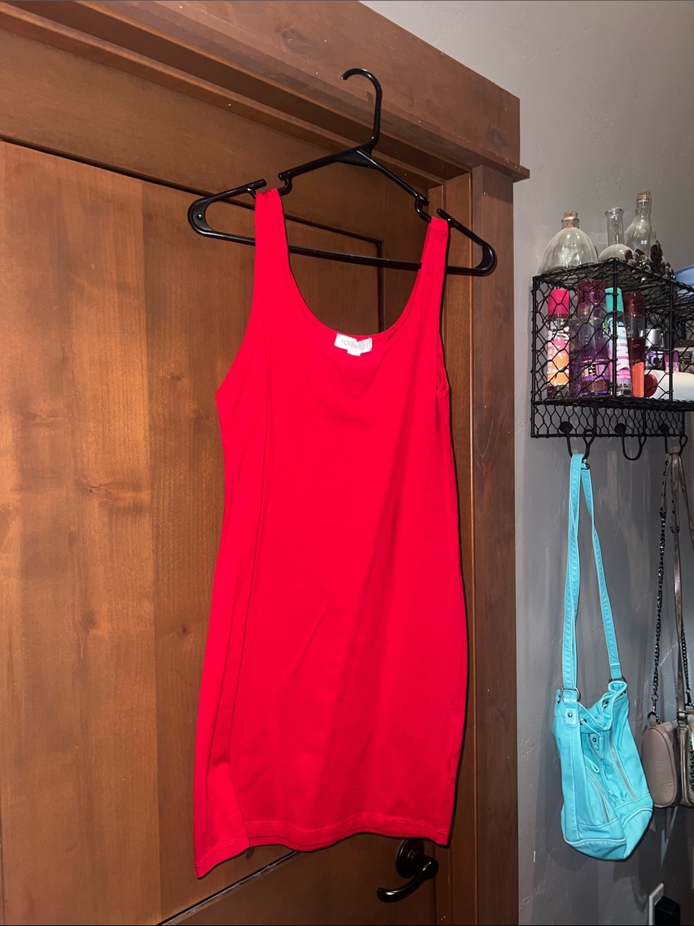 Forever 21 Body-con Dress-Red